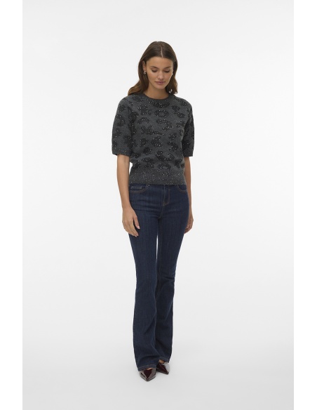 VERO MODA DARKGR EYMELA PULLS