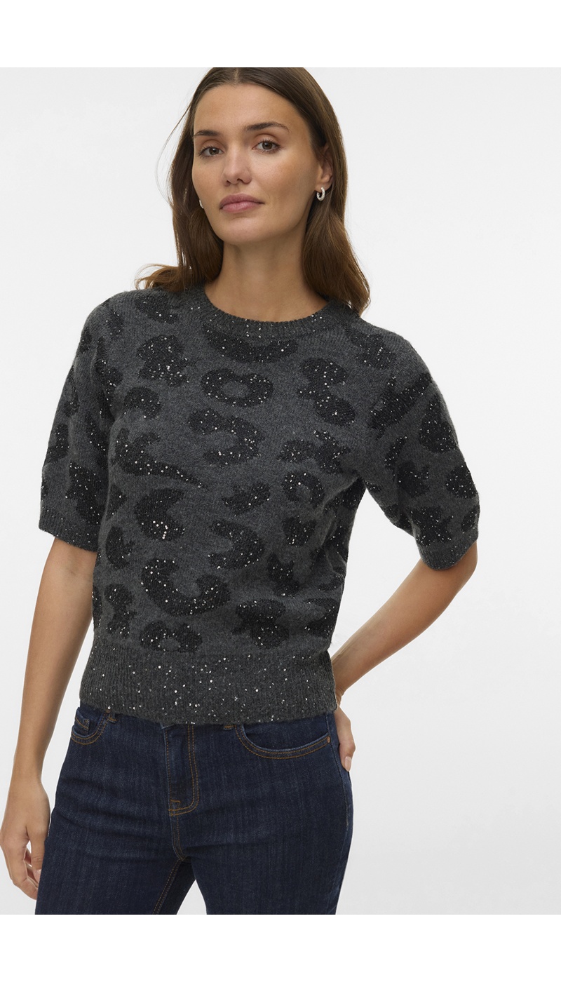 VERO MODA DARKGR EYMELA PULLS