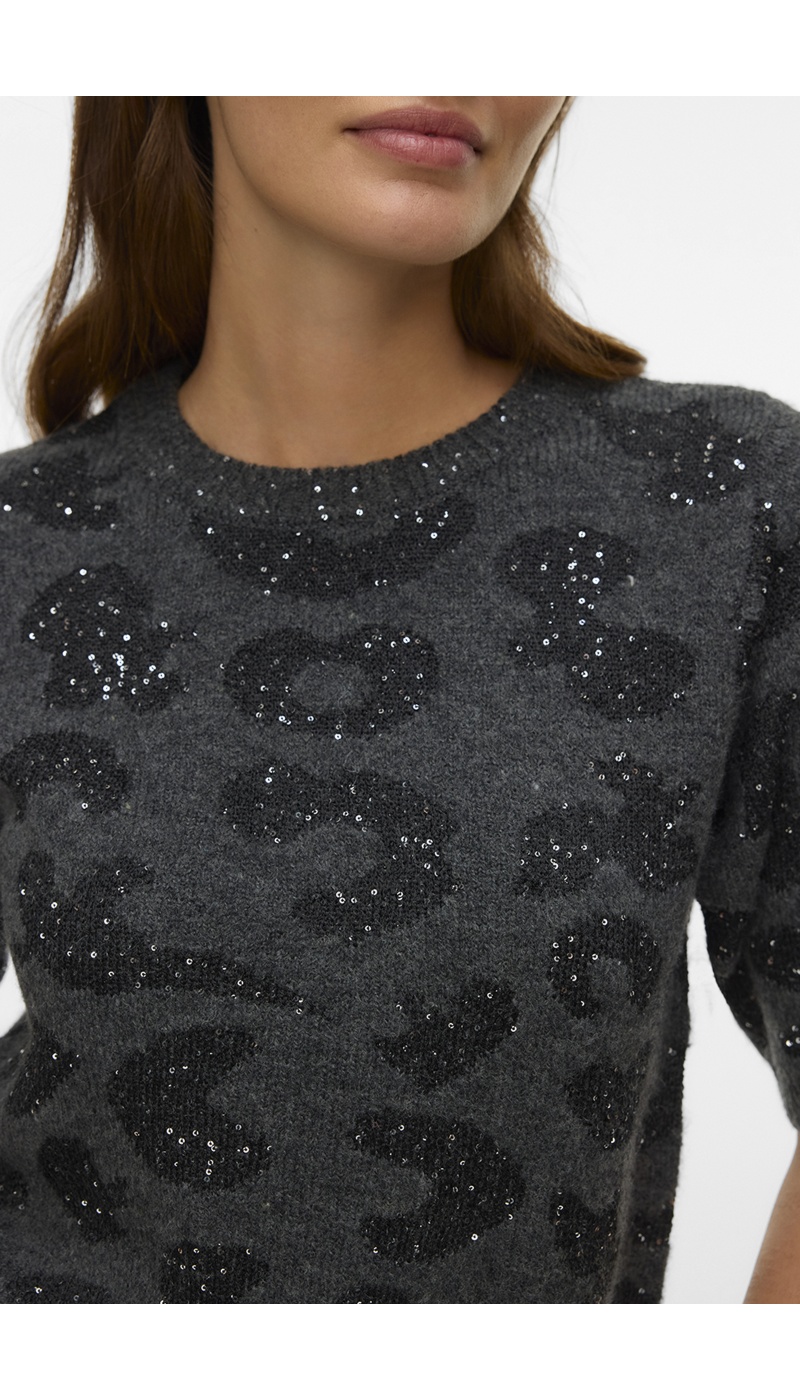 VERO MODA DARKGR EYMELA PULLS