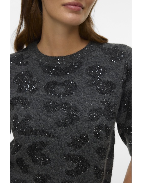 VERO MODA DARKGR EYMELA PULLS