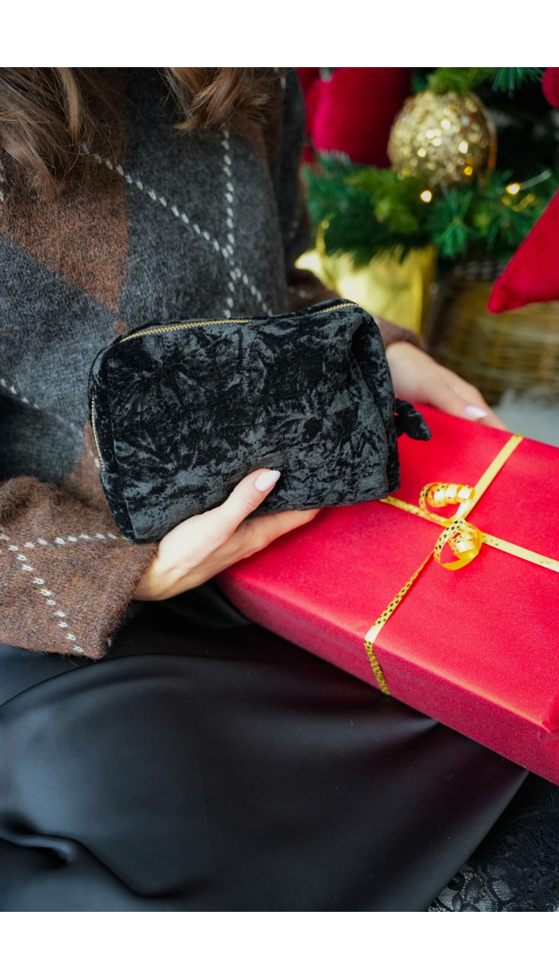 Pochette Velours Noire CIAO