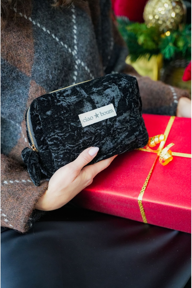 Pochette Velours Noire CIAO