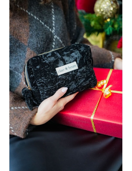 Pochette Velours Noire CIAO