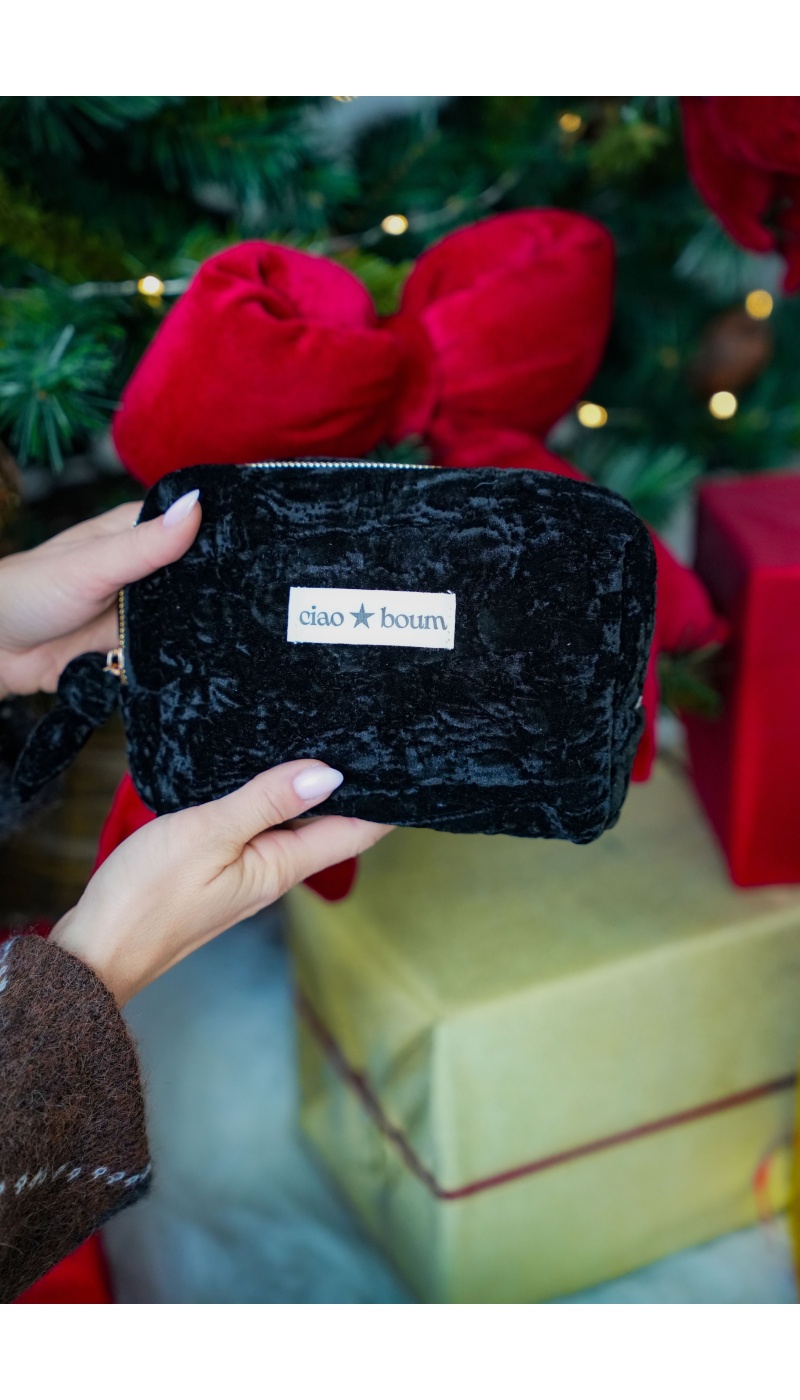 Pochette Velours Noire CIAO