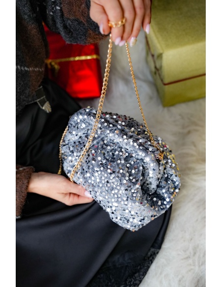 Sac Sequin Gris OSLO
