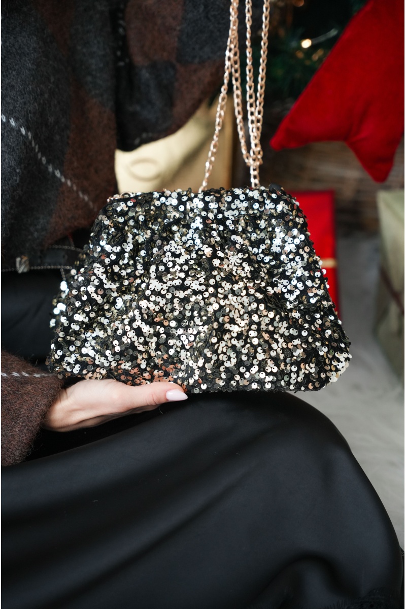 ANOUCHCA SEQUIN DORE POCHETTE 2