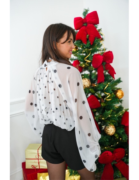 lumine paris POIS BLANC HAUTS