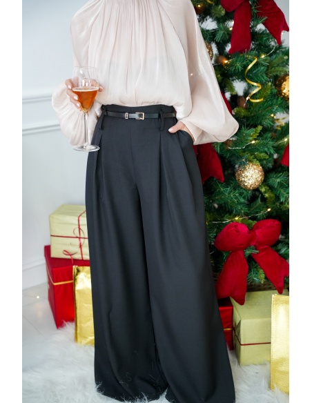 Pantalon Large Noir NONZA