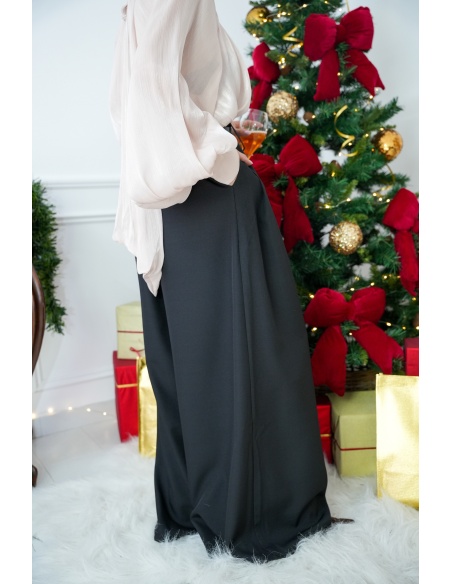 Pantalon Large Noir NONZA