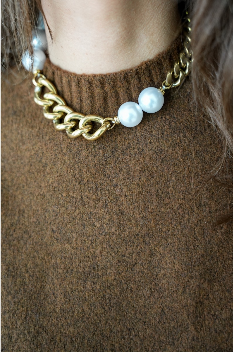 Collier Perle Chaine TYLA