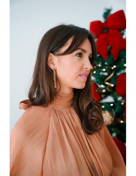 pretty baby  DORE BOUCLES D'OREILLES