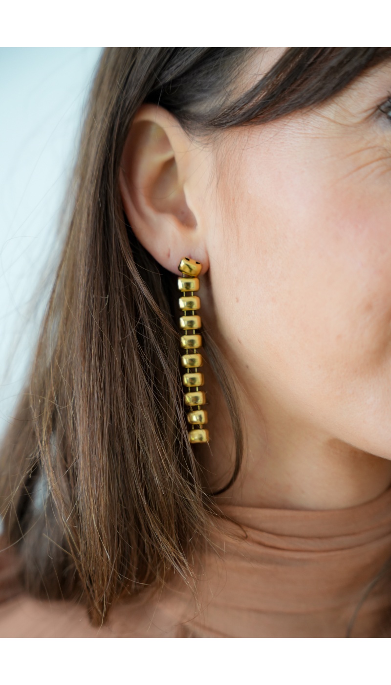 pretty baby  DORE BOUCLES D'OREILLES