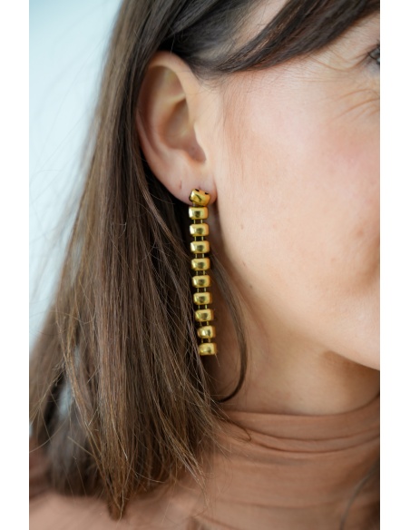 pretty baby  DORE BOUCLES D'OREILLES