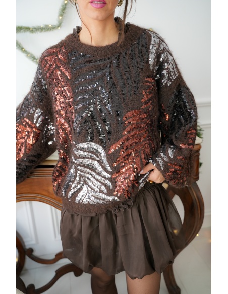 mctex PAILLE CHOCO PULL FEMME