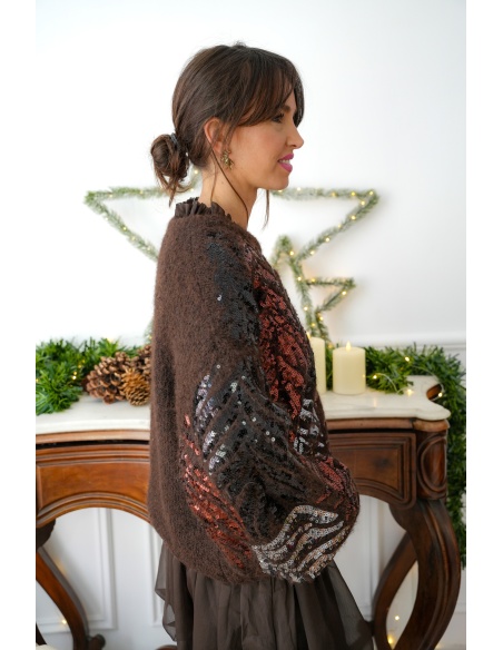 mctex PAILLE CHOCO PULL FEMME