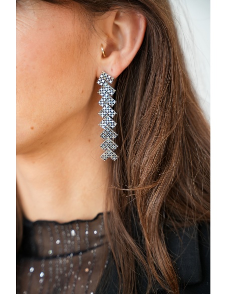 Boucles d'Oreilles Strass LENNON