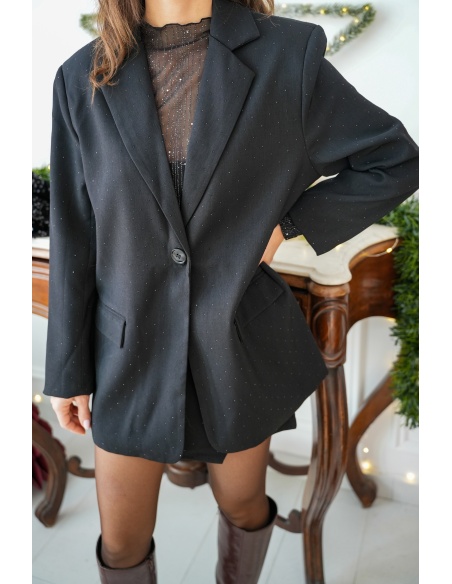 Blazer Strass Noir GALWAY