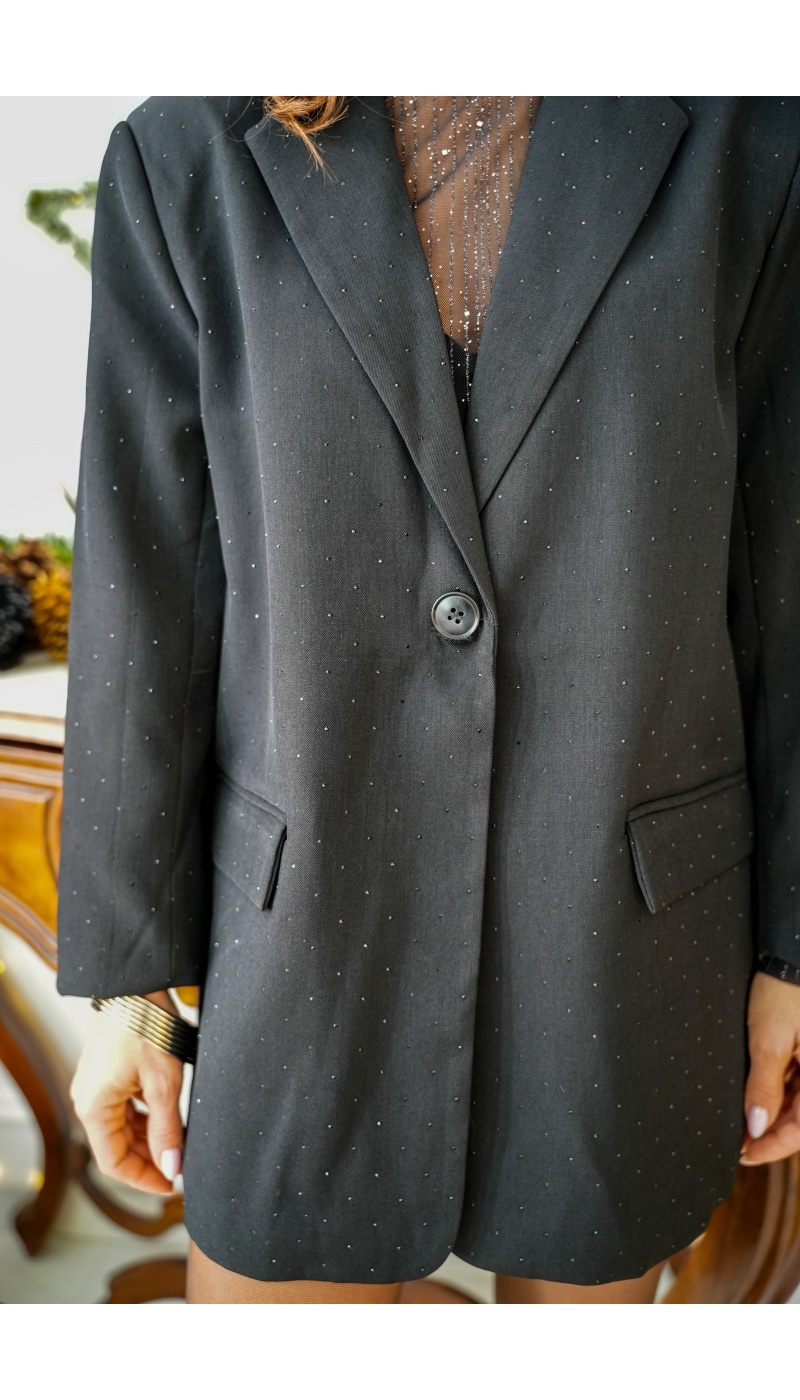 Blazer Strass Noir GALWAY