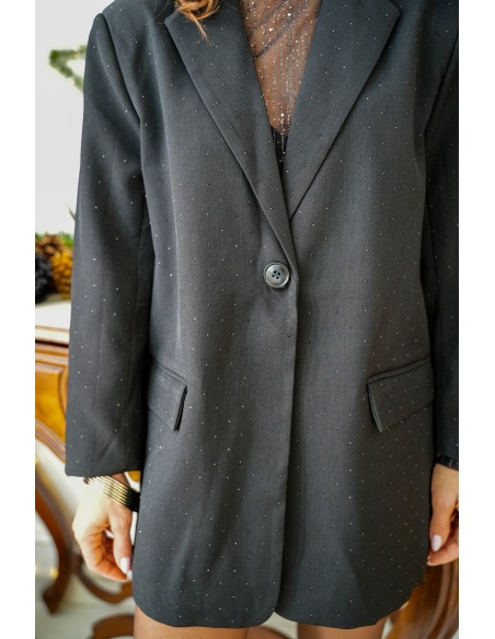 Blazer Strass Noir GALWAY