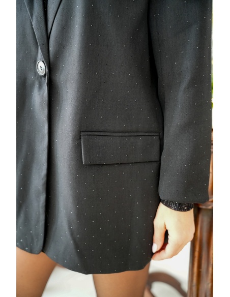 Blazer Strass Noir GALWAY