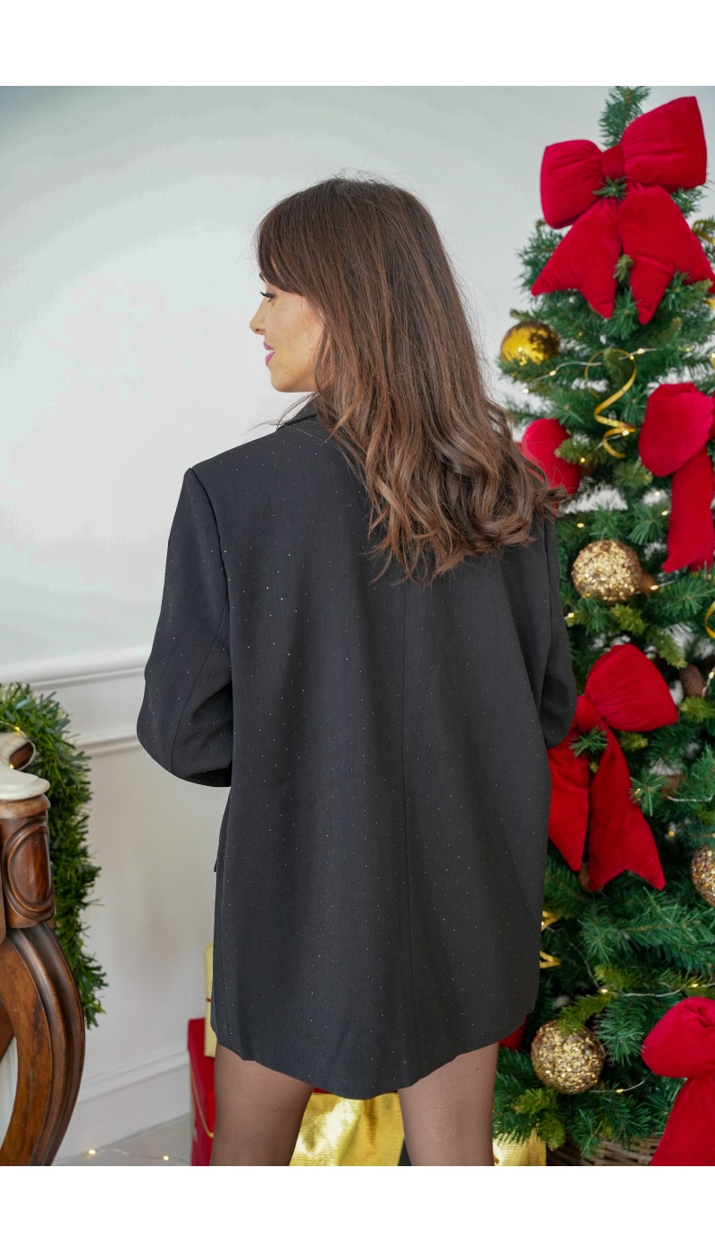Blazer Strass Noir GALWAY