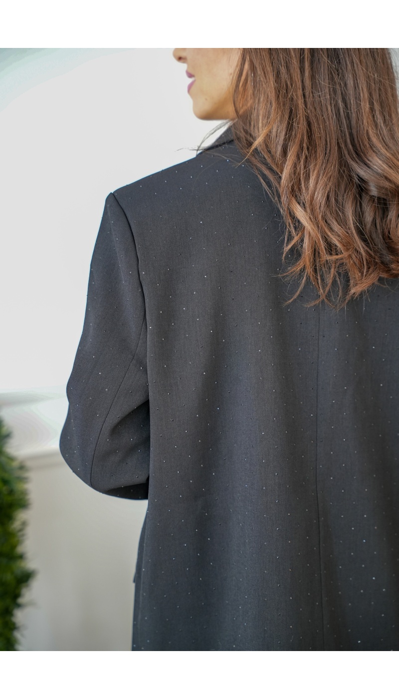 Blazer Strass Noir GALWAY