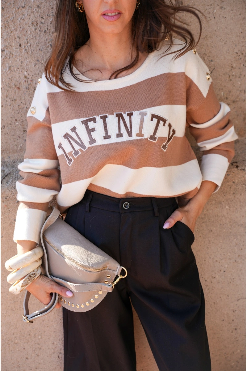 evelyn ashley CLOUT TAUPE POCHETTE 2