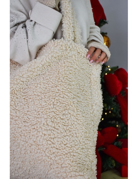 Sac Bouclette Ecru MANON