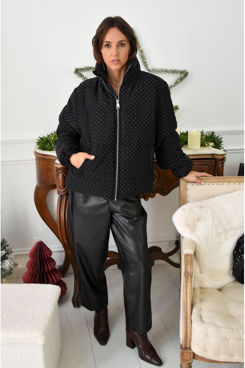 RESOMARY STRASS NOIR DOUDOUNE FEMME