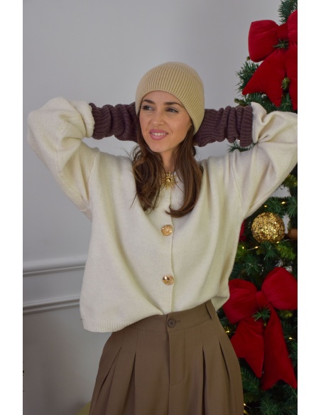 J and L  ECRU PULL FEMME