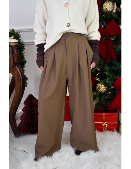 rafthan jayloucy artflow  BEIGE PANTALON FEMME