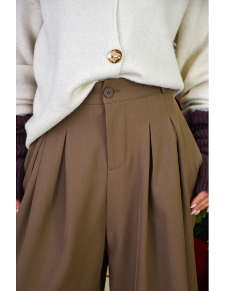 rafthan jayloucy artflow  BEIGE PANTALON FEMME