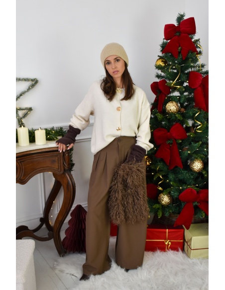 rafthan jayloucy artflow  BEIGE PANTALON FEMME