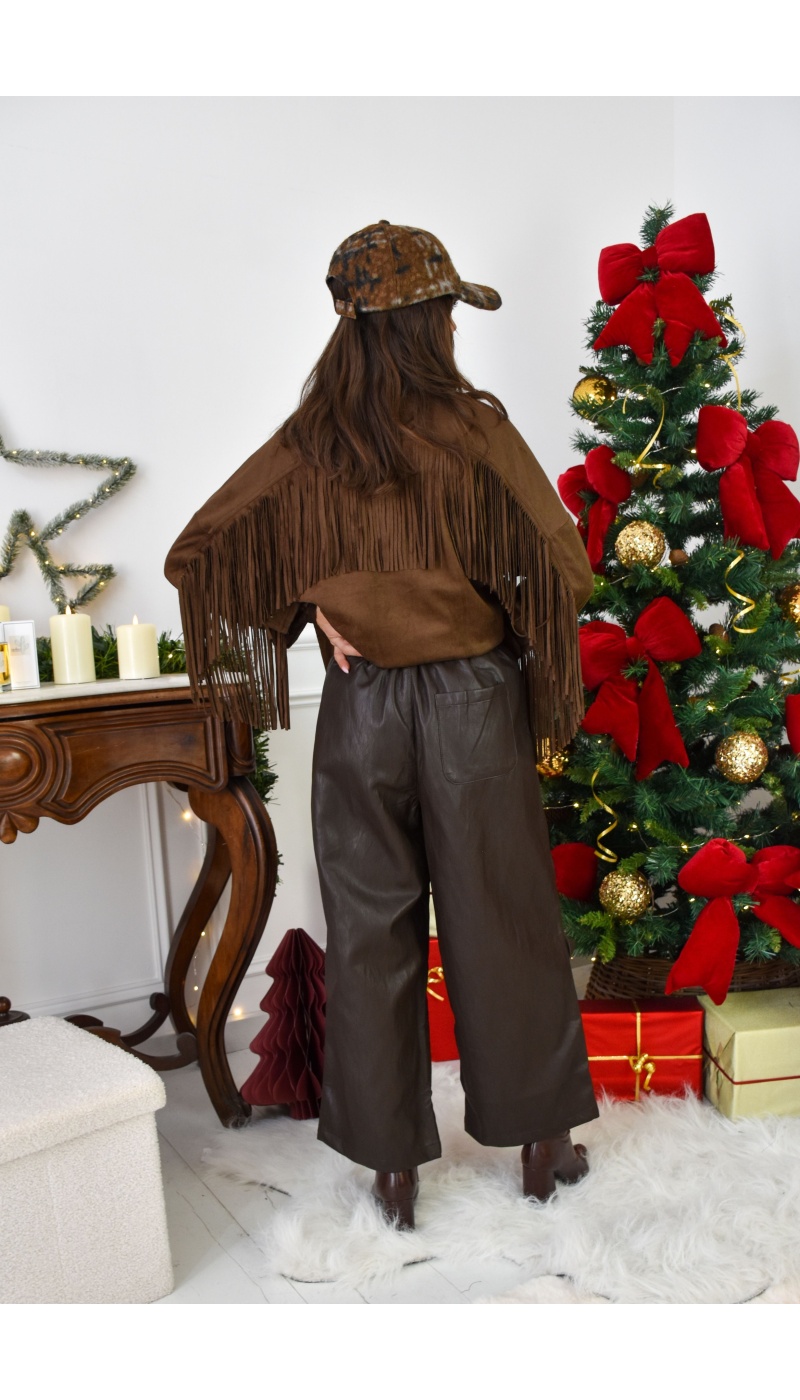 new golden days  MARRON PANTALON FEMME