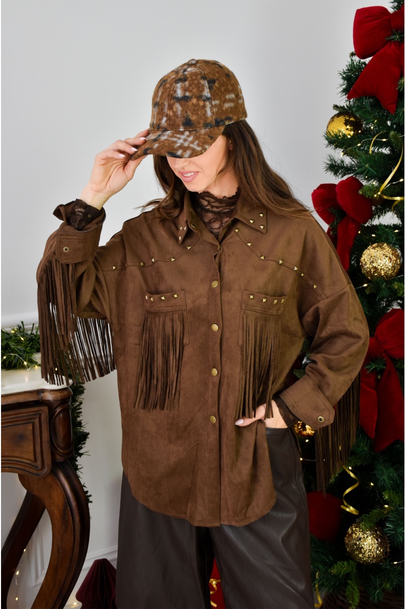 corona love VELOUR CHOCO VESTES FEMME