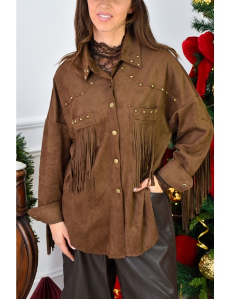 corona love VELOUR CHOCO VESTES FEMME