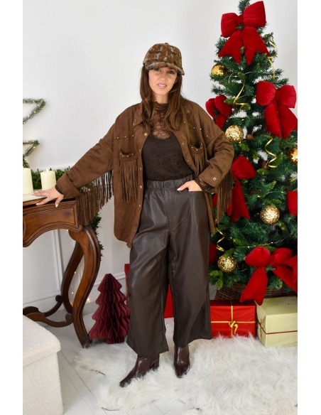 corona love VELOUR CHOCO VESTES FEMME