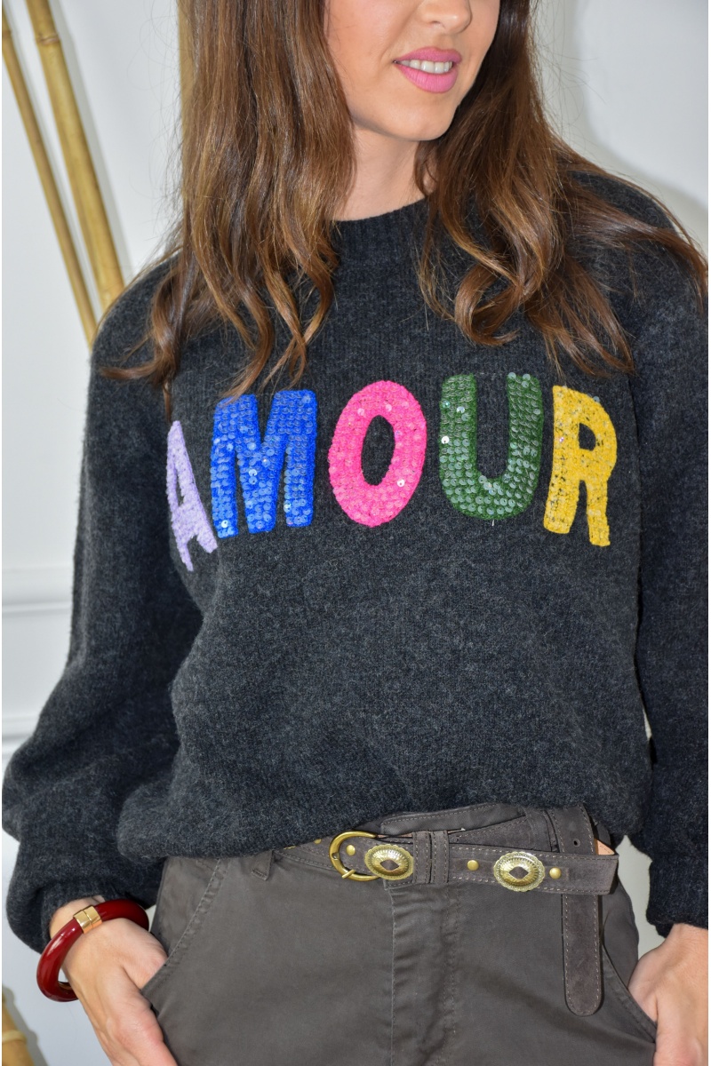 OLIVIA MODA AMOUR NOIR PULL FEMME 2