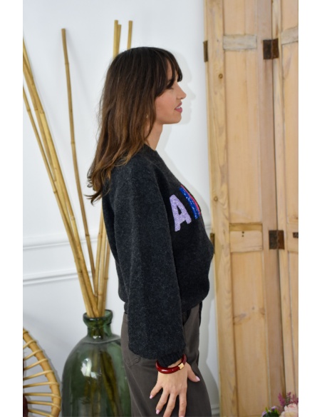 OLIVIA MODA AMOUR NOIR PULL FEMME