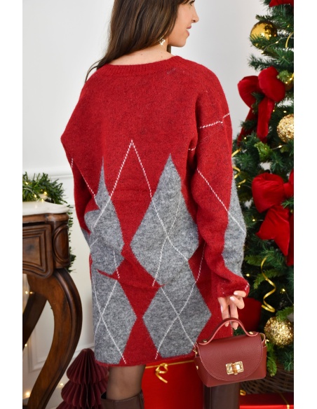 Ensemble Carreaux Bordeaux JUDITH