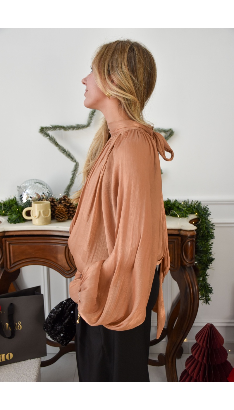 Haut Irisé Camel STARLA