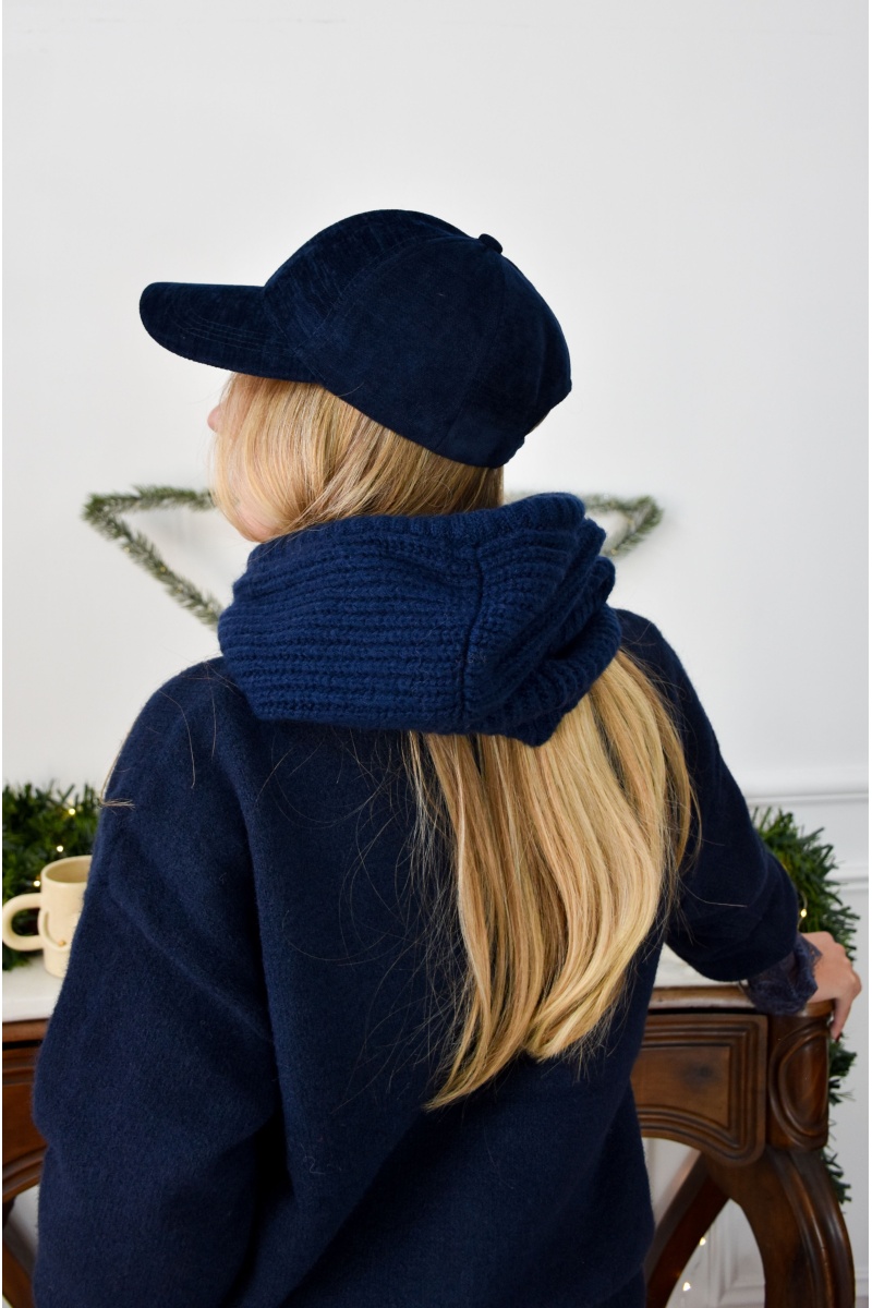 Casquette Velours Marine TALLULA