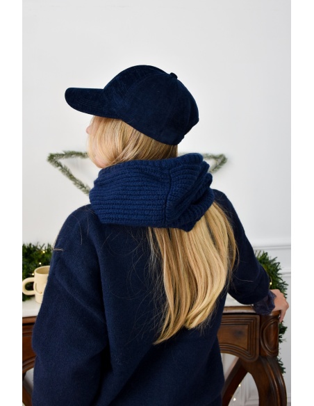 Casquette Velours Marine TALLULA