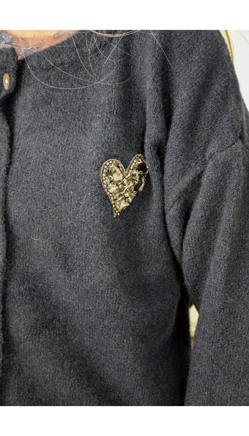 Gilet Cœur Marine TOSCANE