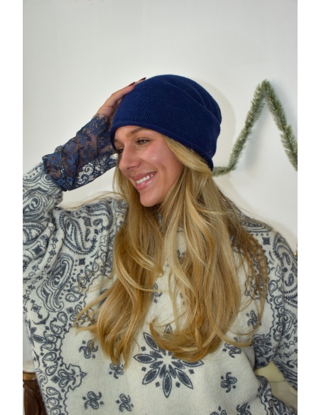 Bonnet Laine Marine ILONA