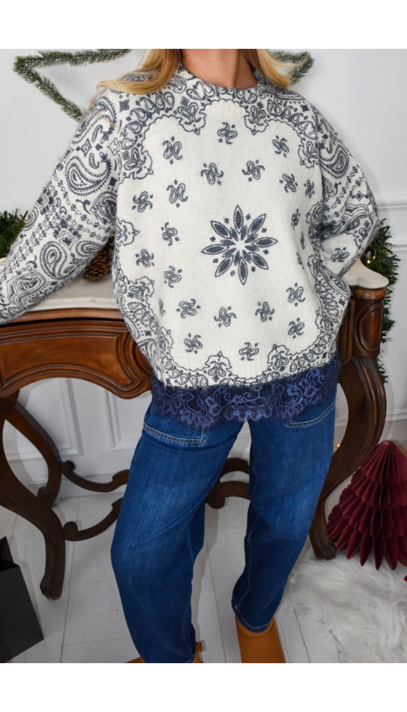 Pull Bandana Ecru SACHA