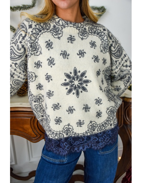 Pull Bandana Ecru SACHA