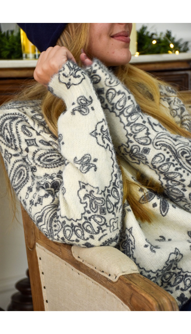 Pull Bandana Ecru SACHA