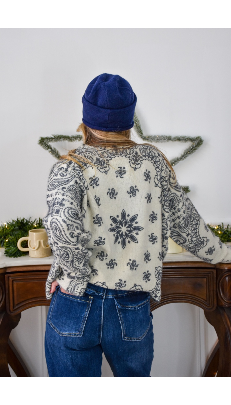 Pull Bandana Ecru SACHA
