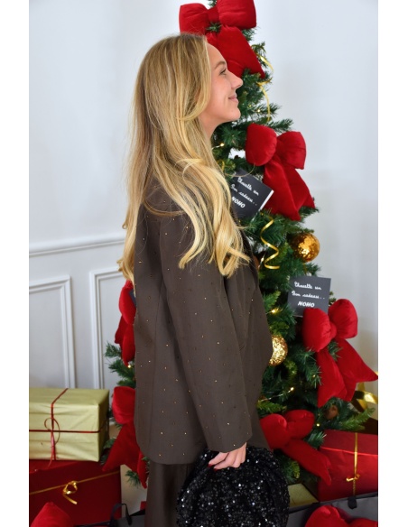 Blazer Strass Marron GALWAY